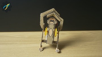 How To Make A Cardboard Climbing Monkey Robot Toy