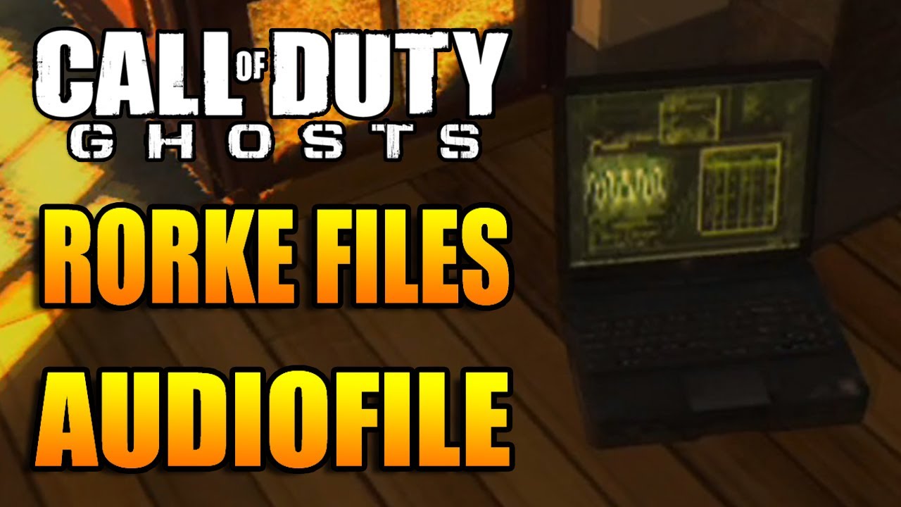 COD Ghosts - Audiofile Achievement Guide - Rorke Files - YouTube