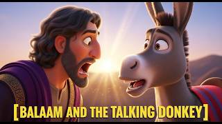 Full Balaam's Donkey Talked to Him | Bible Story for Kids News