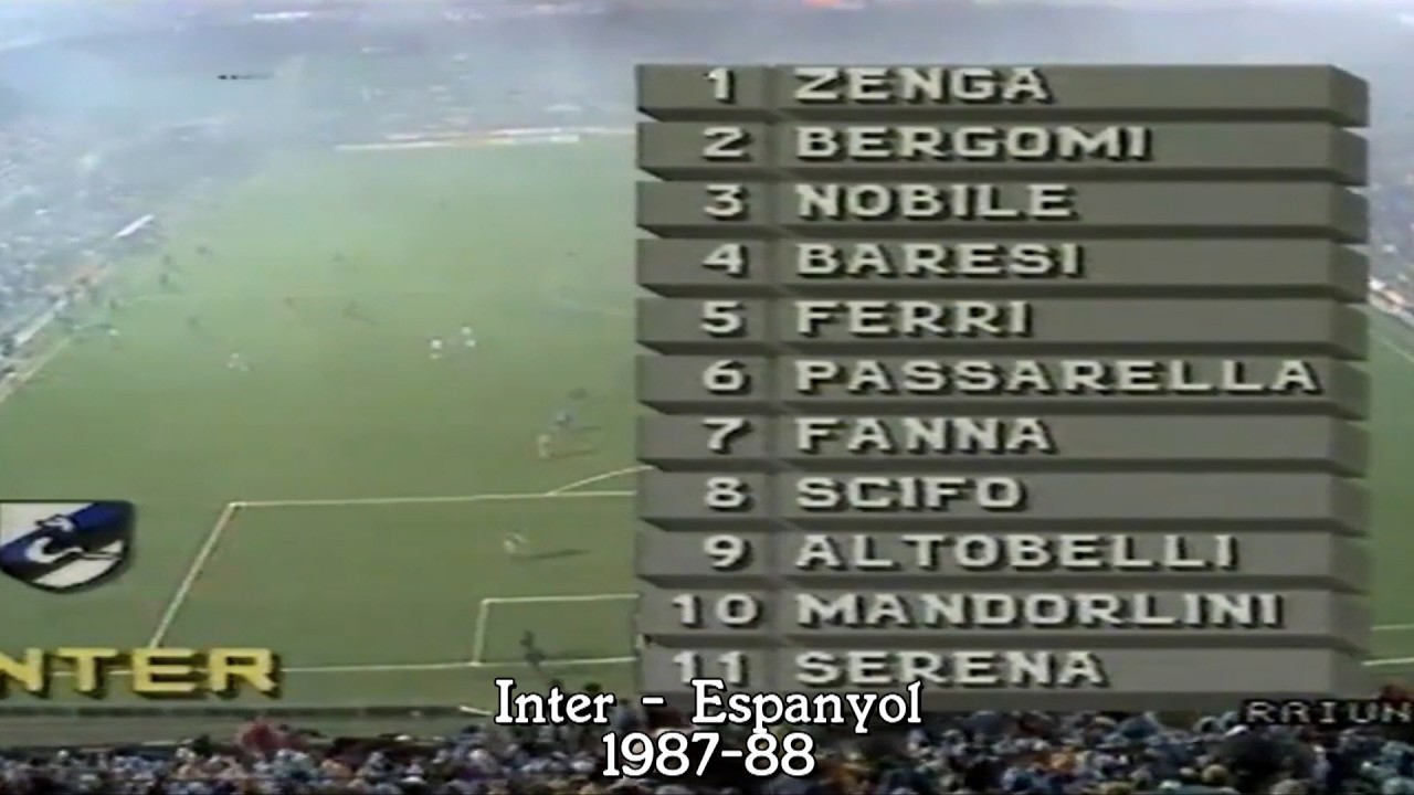 Inter 1987-88 Coppa Uefa (l'intero percorso)