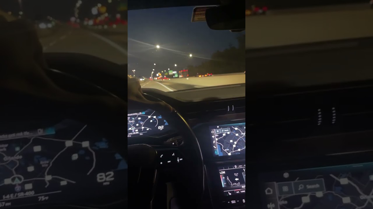 POV - AUDI A6 (NIGHT DRIVE)