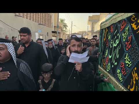 موكب عزاء حبيب ابن مظاهر الاسدي شيبة الموفقيه الثالث من محرم الحرام لعام ١٤٤٧ هجري