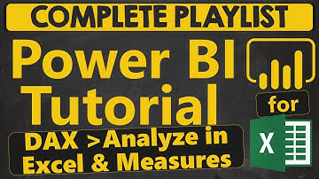 Power BI Tutorial for Beginners: DAX. Analyze in Excel and Implcit/Explicit Measures (1.4.2)