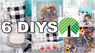 🍁6 DIY DOLLAR TREE FALL DECOR CRAFTS 2019🍁\\