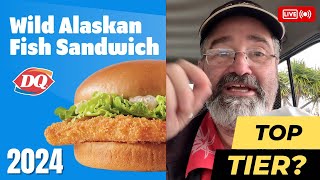 2024 Dairy Queen Fish Sandwich  Top Tier? | Bishop Stan Food Reviews