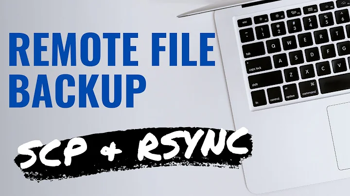 Remote File Backups Using Terminal RSYNC & SCP to Copy Files Remotely