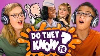 DO TEENS KNOW 90s TV SHOWS? (Nickelodeon Edition) (REACT: Do They Know It?)