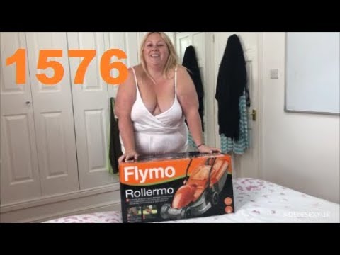 FLYMO ROLLERMO LAWN MOWER UNBOXING BY ADELESEXYUK