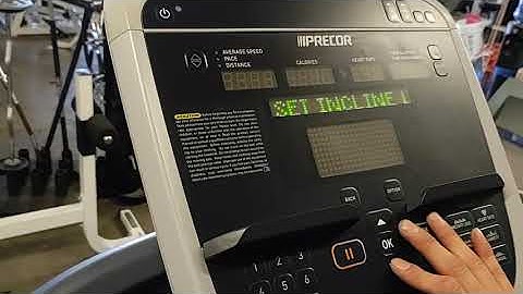 Precor Treadmill or Elliptical Manager Mode