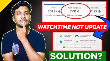 Watch Time Not Updated In Monetization Tab | Watch Time Not Updating | My Watch Time is Not Updating