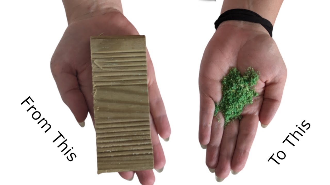 DIY Flock-making: How to Make Flock , Easy Crafting Scenery - Grass, Moss, Gravel and more!