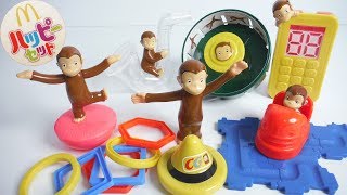ハッピーセット おさるのジョージ 全６種 開封 2019/2/8～ マクドナルド Japanese McDonald happy meal toys Curious George