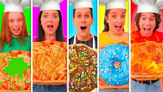 MANGIAMO SOLO PIZZA DI UN COLORE PER 24 ORE CON I NOSTRI AMICI CHALLENGE!!