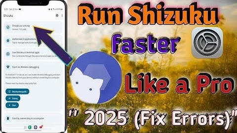  " How To Enable Shizuku Correctly in 2025 (Fix Errors☠️)"? Shizuku kaise Run🏃‍➡️ karte h?
