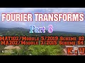 Fourier Transforms / Part 3/ MAT102/Module 5/MA202/Module 3/KTU BTech Maths