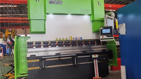 DA53T 110ton 2500mm cnc servo Synchronous press brake bending machine