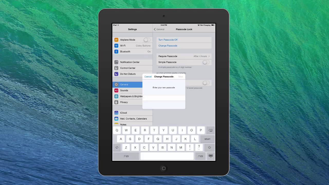 How to use passcodes in iOS 7 - YouTube