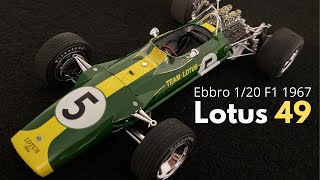 Ebbro 1967 Lotus 49 1/20 Scale F1 Racer