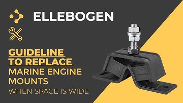 ELLEBOGEN - Guideline to REPLACE YANMAR MARINE ENGINE MOUNTS - Wide Space