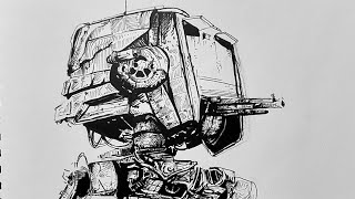 Inktober 2025 Day 17 AT ST Inktober 2025 Day 17 AT ST