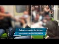 VIDEO Una brutal pelea entre mujeres que viajaban en Metro de la CDMX