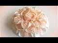 Цветы из лент, канзаши, МК / DIY satin ribbon flower, kanzashi