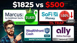 Best High-Yield Savings 2026: SoFi vs Marcus vs Ally vs Wealthfront