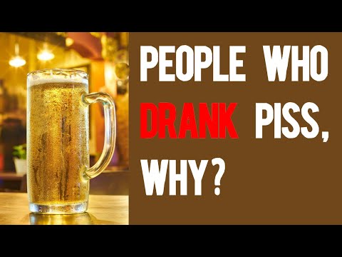 People who have drank piss, why?