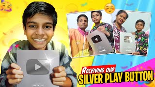 silver play button | play button unboxing. Lets open YouTube silver button and see whats inside it