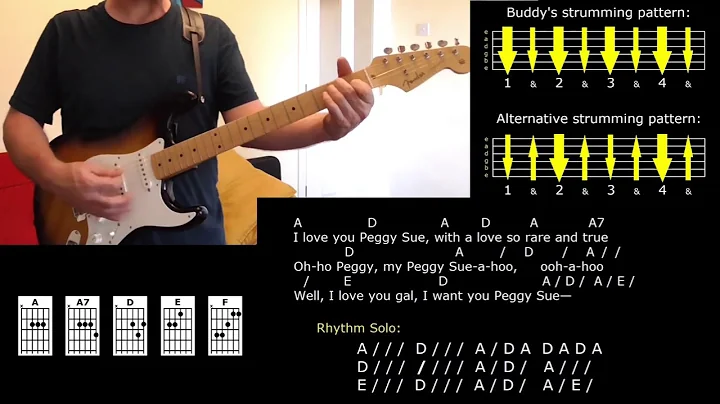 How to Play 'Peggy Sue' - Buddy Holly -  Play Alon...