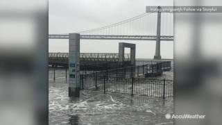 King tide hits San Francisco