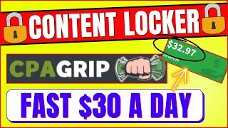 How to Make Money with CPAGrip for Free 2022 (Content Lock Secret)