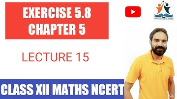 Exercise 5.8 | Chapter 5 | Class 12 Maths NCERT |Rolles theorem and mean value theorem |