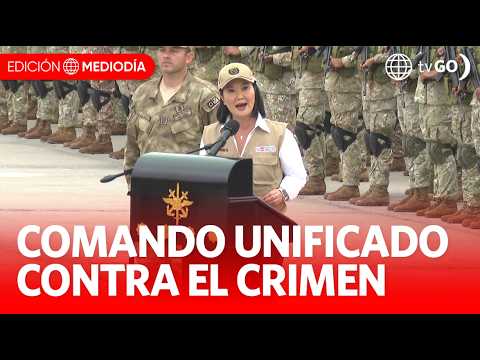 President Fujimori announces creation of unified command | Midday Edition | Peru News