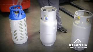 Forklift Propane Tanks by Atlantic Forklift Services 10,632 views 5 years ago 2 minutes, 30 seconds