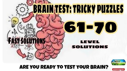 Brain test: Tricky puzzles level 61-70 #walkthrough solutions