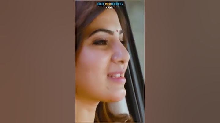 A reel from the film Anjaan | Suriya | Samantha