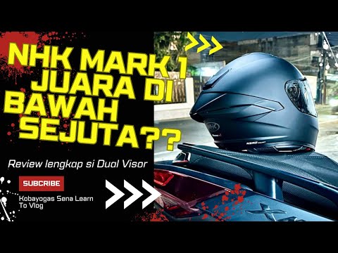 LENGKAP! Review NHK MARK 1 Dual Visor DNA MotoGP.. Plus Minus..!!!