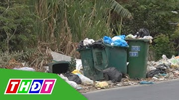 Đồng Tháp: Bãi rác ngay trước cổng trường | THDT