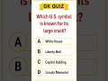 Which U.S. symbol is known for its large crack?