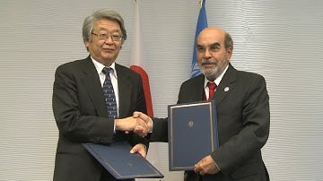 Japan and FAO sign a project agreement for emergency assistance in Yemen.