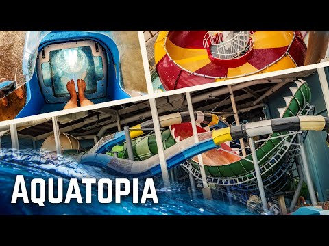 Aquatopia Water Park at Camelback Lodge | Water Slides POV