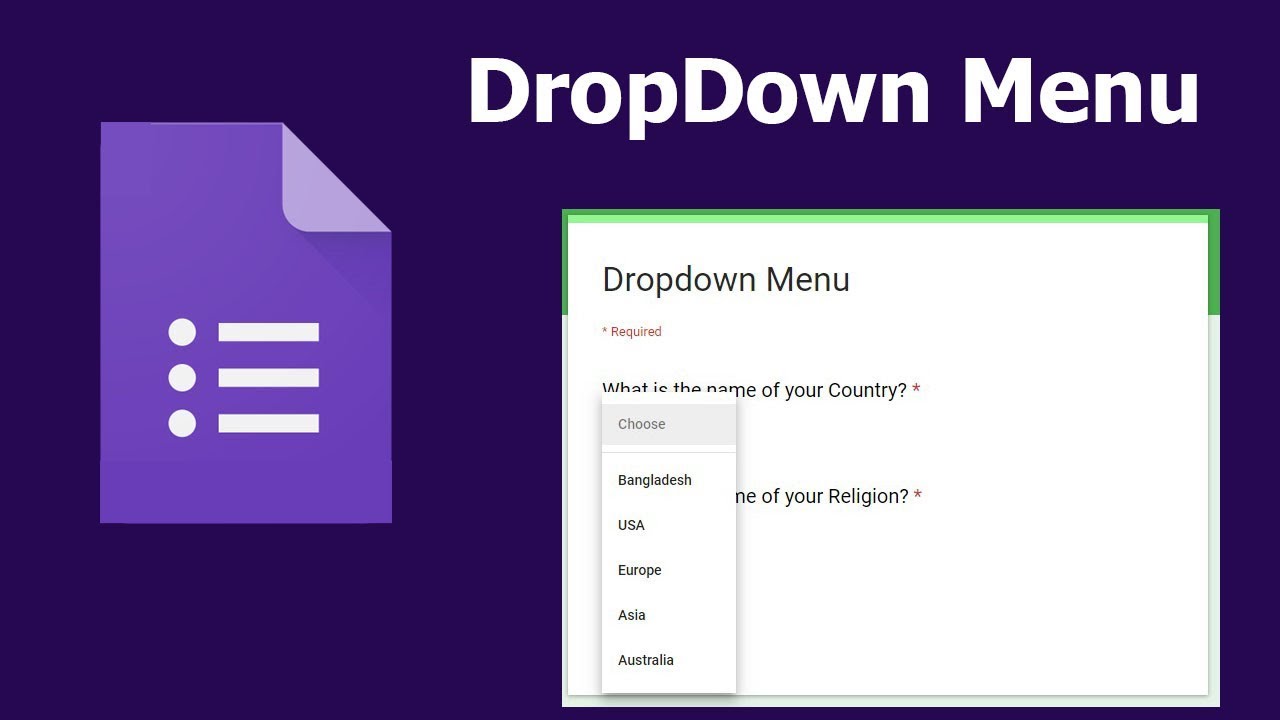 how-to-add-dropdown-menu-in-google-forms-youtube