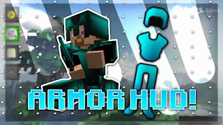 BEST ARMOR HUD MOD FOR MCPE! (Mobile + Win10) | Absol Client For Minecraft