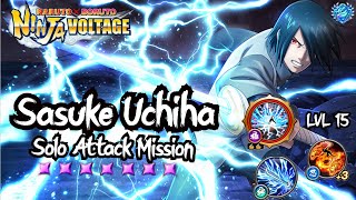 NxB NV: MAX Ex Ult Sasuke Uchiha WN Solo Attack Mission |Naruto x Boruto Ninja Voltage|