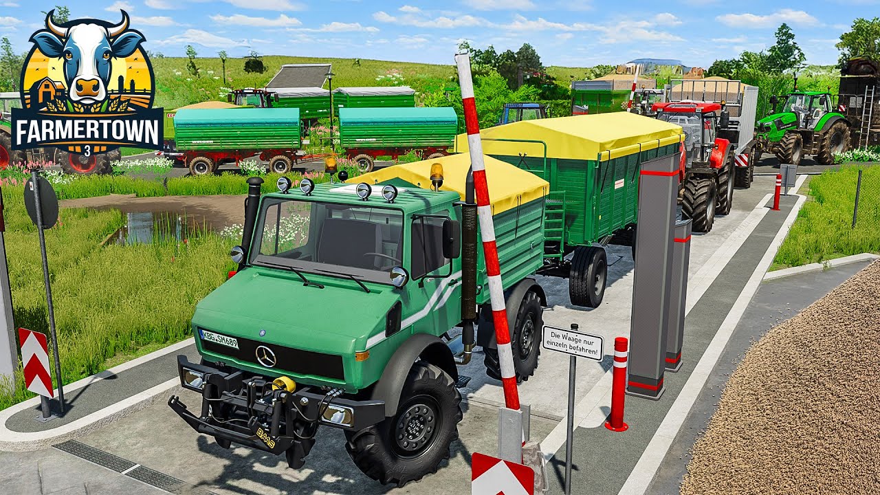 Stau in der Ernte mit GEWITTER im Nacken! | Farmertown 3 #8 | LANDWIRTSCHAFTS SIMULATOR 22