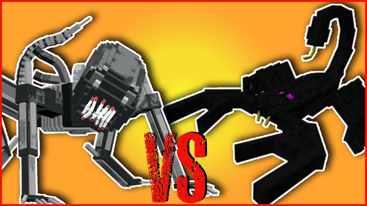 Alien Xenomorph Vs Emperor Scorpion Minecraft Mob Battle Team