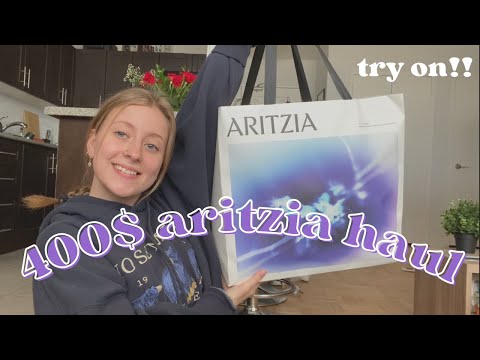 i spent 400$ at aritzia... so here's what i got | try - on