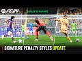 Ea sports fc 24  all signature penalty styles update