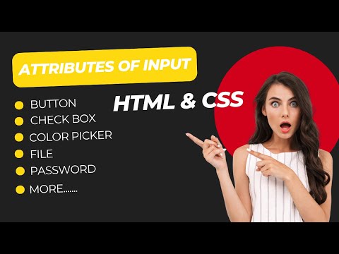 Mastering HTML Input Attributes: Button, File, Checkbox and More! | Beginner's Guide #htmlelement